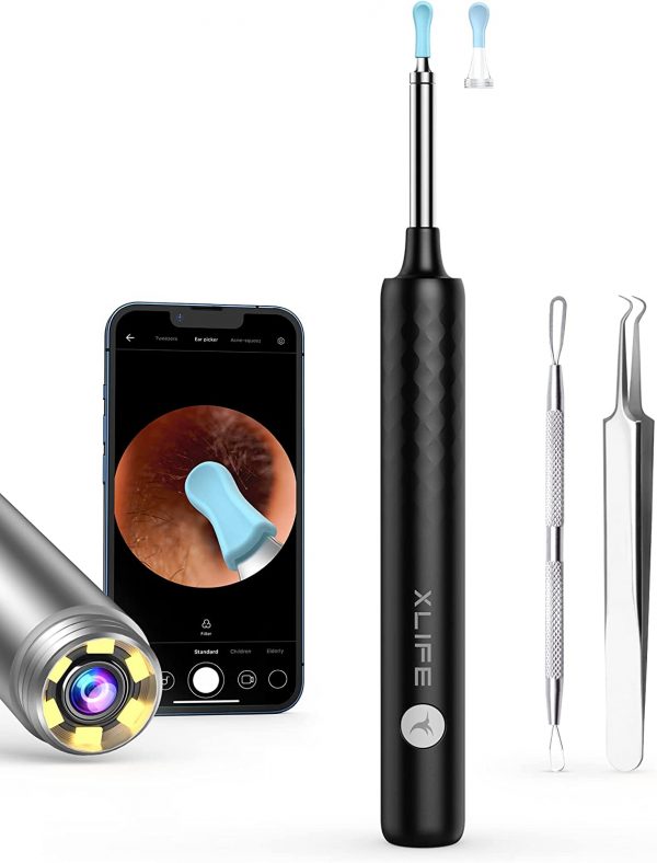 Bebird Xlife X3 Ear Cleaner with Blackhead Removal Tool Set, Ear Camera with for iPhone, iOS ONLY