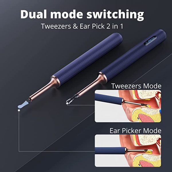 CUREGO Note3 PRO MAX Ear Wax Removal Tweezers Wi-Fi Connection with 10 MP HD Camerafor for iPhone, iPad, Android Phones