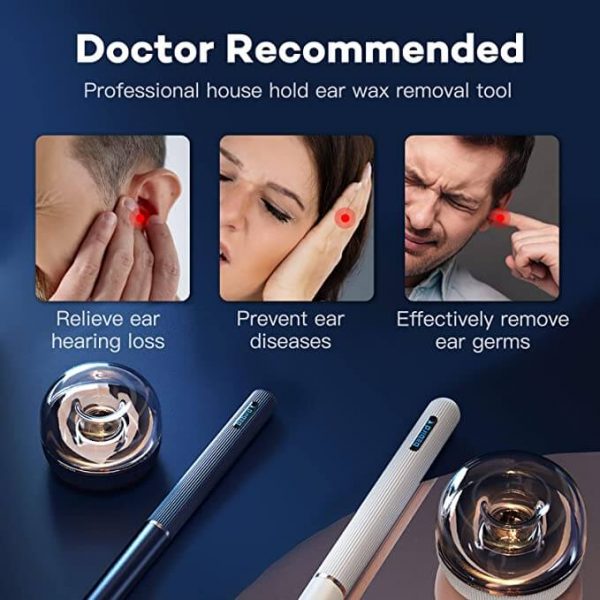 BeBird Note 3 Pro Robotic Smart Visual Ear Cleaning Endoscope Tweezers with Camera 10 MP HD for SmartPhone